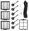 Mochenli Replacement Parts for Shark ION Robot AV751 AV752 AV753 S87 R85 RV850, RV850WV Vacuum Cleaner Accessory Kit Pack of 6 Side Brushes,3 HEPA Filters,1 Primary Filter,1 Main Brush