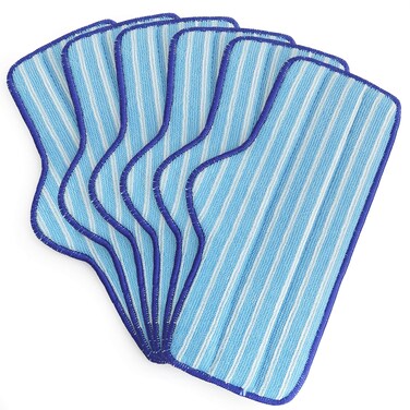 Flintar 6 Packs of Premium Microfiber Pads, Compatible with Dupray Neat Steam Cleaner, Durable, Reusable and Machine Washable