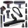 Universal Vacuum Attachments &amp; Brushes Kit - Hardwood Floor Vacuum Brush Head Attachment &amp; Shop-vacs Accessories - Universal Vacuum Hose Adapter Kit &amp; Dryer vent Flexible Crevice Attachment