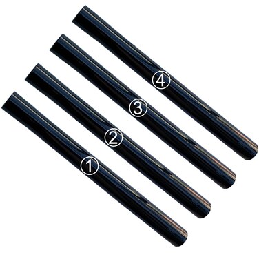 4Pack 1.25 Inch Vacuum Extension Wands with 1-1/4" Fitting (32mm) (1.25 in) - 1.25 Inch Shop Vac Extension Tubes, Accessories and Attachment 32mm, Replacement Vacuum Cleaner Extension Pipe Tubes
