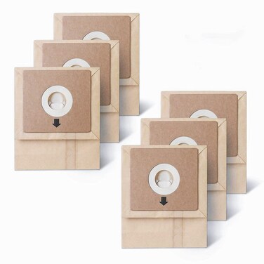 JEDELEOS Replacement Dust Bags for Bissell Zing &amp; PowerForce Bagged Canister 4122 4122D 1668 1668C 1668W 2154A 2154C 2154W and 1608 Series, Replace Parts 2138425 (Pack of 6)