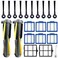 Accessories Kit for Shark IQ RV1001AE, Shark AV911S EZ, AV1010AE RV1000 RV1001 AV970 AV993 AV1002AE UR1000SR UR1005AE Robot Vacuum Cleaner,2 Main Brush,6 Filters,10 Side Brushes,2 Pre Filter