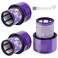 3 Pack V10 Filters Replacement Parts Compatible with Dyson V10 Cyclone Series, Cyclone V10 Absolute, Cyclone V10 Animal, V10 Total Clean, SV12, Replace Part No. 969082-01