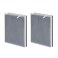 LEVOIT Vital100 Air Purifier Replacement, High-Efficiency Activated Carbon Filter, Vital 100-RF, 2 Pack, White