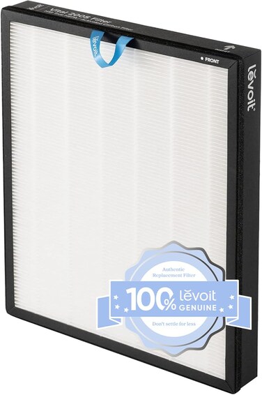 LEVOIT Vital 200S-P Air Purifier Original Replacement Filter, Supports HEPA Sleep Mode, 3-In-1 Filter, Efficiency Activated Carbon, Vital200S-RF, 1 Pack, White