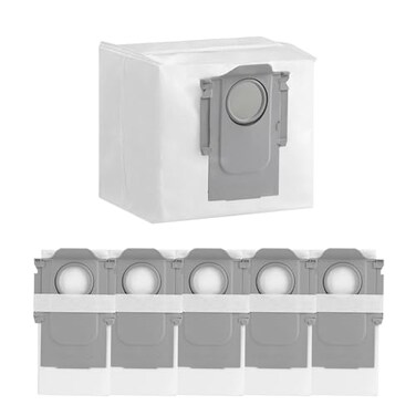 roborock 6 Packs Disposable Dust Bag for S8 Pro Ultra, S8+, Q7 Max+, Q8 Max+, Q5 Max+, Q5+, Q5 Pro+, S7 Max Ultra, S7 MaxV Ultra, Q7+ Robot Vacuum Cleaner, 2.5L Large Capacity Vacuum Cleaner Dust Bags