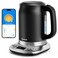 GoveeLife Smart Electric Kettle Temperature Control, WiFi Electric Tea Kettle with Alexa Control, 1500W Rapid Boil, 2H Keep Warm, 1.7L BPA Free Stainless Steel Water Boiler for Tea, Coffee, Oatmeal