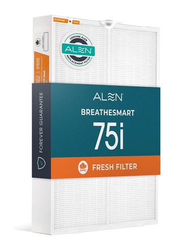 Alen Air Filter B7-Fresh Replacement HEPA Filter for BreatheSmart 75i Air Purifier - Captures Allergens &amp; Mold + Odors &amp; Smoke (1 Filter)