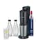 SodaStream - Aqua Fizz Sparkling Water Maker   STARTER KIT   GLASS Carbonator   CQC CO2 System   Includes 2x Elegant Glass Carafes, 1x CO2 Cylinder   Dishwasher Safe   Black