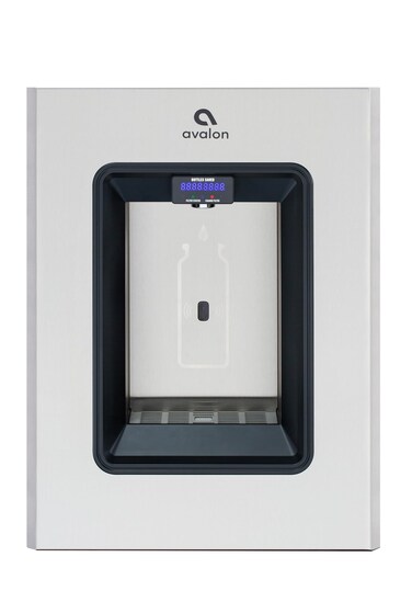 Avalon in-Wall Bottle Filling Station, Sensor Dispensing, Self Cleaning, Digital Bottle Counter Display, Dual Filtration, WiFi Enabled