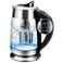 OVENTE Electric Glass Kettle Water Boiler 1.8 Liter BPA Free - 1500W w/Stainless Steel Infuser, Set Temperature Control, Auto Shut Off, Portable Fast Instant Heater for Coffee &amp; Tea - KG661S