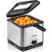 Chefman Fry Guy, The Most Compact &amp; Convenient To Deep Fry Comfort Food, Restaurant-Style Basket With A 1.6-Quart Capacity, Easy-View Window &amp; Adjustable Temp Control, Stainless - 1.5 Liter