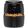 Chefman Digital Air Fryer, Large 5 Qt Family Size, One Touch Digital Control Presets, French Fries, Chicken, Meat, Fish, Nonstick Dishwasher-Safe Parts, Automatic Shutoff, Black