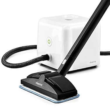 Dupray Neat Steam Cleaner with 17-Piece Accessory Kit - High-Performance Chemical-free Cleaning for Hard Floors, Carpets, and More, Featuring Versatile, Multipurpose Accessories.