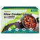 Syntus Slow Cooker Liners, 30 Count Cooking Bags Large Size Disposable Pot Liners Plastic Bags, Fit 3QT to 8QT for Slow Cooker Cooking Trays, 13"x 21", 30 Liners