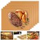UBeesize Copper Grill Mats for Outdoor Grill, Set of 6 Heavy Duty Grill Mats, Non Stick BBQ Grill Mats &amp; Baking Mats, Resuable and Easy to Clean, Works on Gas Charcoal and Electric BBQ-15.75 x 13 Inch