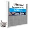 UBeesize 20x20x1 Reusable Air Filter - Washable, MERV 8,Permanent, Electrostatic - Lasts a Lifetime - Enjoy Fresher Air in Home and Office HVAC AC Furnace Systems (Actual Size: 19.75x19.75x0.82 Inch)