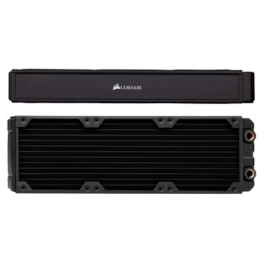 CORSAIR Hydro X Series XR7 360mm Water Cooling Radiator - Triple 120mm Fan Mounts - Premium Copper Construction - Easy Installation - Black