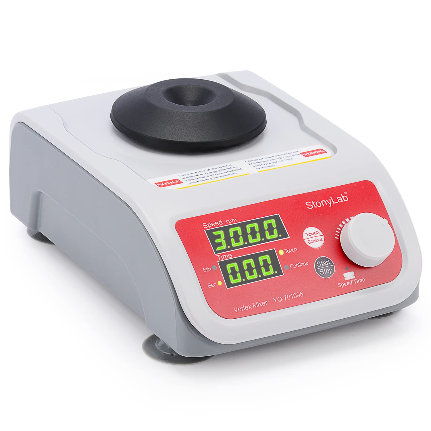 Buy stonylab Vortex Mixer, 200-3000 RPM Advanced Digital Vortex Mixer ...