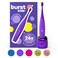 Burst Kids &amp; Toddlers Electric Toothbrush (Purple)   Soft Bristles   Two Minute Timer   Rechargeable Battery   Easy-Grip Silicone Handle   2 Modes for Healthy Smiles   Ages 3+