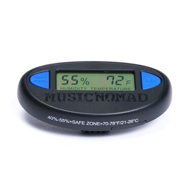 MusicNomad HONE - Guitar Hygrometer - Humidity &amp; Temperature Monitor (MN312)