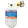 Flame King YSN330 30lb Steel Propane Tank Cylinder with Gauge and OPD Valve for Grills and BBQs, Camping, Fishing, &amp; Outdoor Activities, White