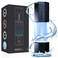 Echo Go+ Hydrogen Water Bottle - Water Ionizer Up to 4.5PPM - SPE &amp; PEM Hydrogen Water Generator - Alternative to Hydrogen Water Pitcher - Black Hydrogenated Water Bottle
