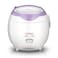 CUCKOO Basic Rice Cooker &amp; Warmer with Nonstick Inner Pot, Rice Cooker 6-Cup Uncooked / 12-Cup Cooked, Easy to Use Cuckoo Rice Cooker Small, Sticky Rice Maker, White / Purple (CR-0671V)