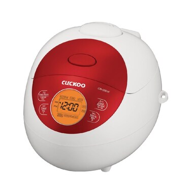 CUCKOO CR-0351FR Rice Cooker, 0.75 quarts, Red