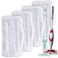Turbo Microfiber 4-Pack Mop Pads for Shark Steam Mop SK Series &amp; S Series