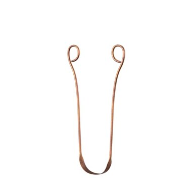 Isabella's Clearly COPPER Tongue Scraper Cleaner   100% Pure Heavy Duty Metal, BPA Free, Easy to Use for Adults and Kids   Natural Oral Care for Fresh Breath and Improved Oral Hygiene