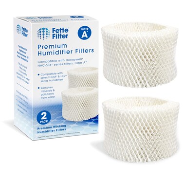 HAC-504 Premium Humidifier Wicking Filter Compatible with Honeywell HAC-504 HAC-504AW HAC504V1 Humidifier Replacement Filter A Replacement for Honeywell Filter HCM 350 &amp; Cool Mist Humidifiers. (2QTY)