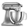 KitchenAid Artisan Series 5 Quart Tilt Head Stand Mixer with Pouring Shield KSM150PS, Contour Silver
