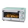 GreenLife Countertop Toaster Oven Air Fryer Stainless Steel, Healthy Ceramic Nonstick, PFAS and PFOA-Free, Tray &amp; Basket, Bake, Broil, Reheat, Adjustable Temp &amp; Time Control, Auto Shutoff, Turquoise