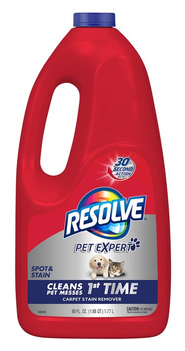 Resolve Pet Expert Carpet Spot &amp; Stain Remover Spray Refill, Pet Stain and Odor Remover, Carpet Cleaner, 60 Oz