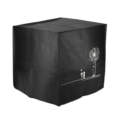 kwmobile Cover Compatible with Philips Essential Airfryer XXL Cover - For Air Fryer - Dandelion Love White/Black