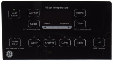 GE WR55X10859 Genuine OEM Interface Dispenser Assembly (Black) for GE Refrigerators