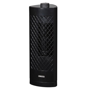 Zanussi 13" Inch, Lightweight, Portable Mini Tower Fan, 3 Speeds, Wide-Angled Oscillation, Powerful Airflow, Quiet Operation, Perfect For Homes Or Office, Black - ZNTF1321B