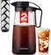 Mueller Cold Brew Coffee Maker, 64 oz Tritan Fortified Pitcher, Pour Spout Handle Lid, Resilient Airtight &amp; Leak-Proof for Iced Coffee Tea