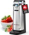 POHL SCHMITT Electric Can Opener Smooth Edge with Knife Sharpener And Bottle Opener - Easy Push Down Lever - All Standard-Size &amp; Pop-Top Cans, Durable Stainless Steel &amp; ABS, Kitchen Accessories