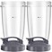 LVAINIT Blender Cups 24oz Cups with Flip-Top To-Go-Lids Fit for NutriBullet Blender 600W Pro 900W NutriBullet Replacement Parts