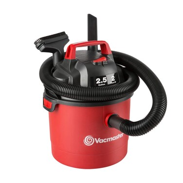 Vacmaster VOM205P 1101 Small Wet Dry Vacuum 2.5 Gallon 2 Peak HP 1-1/4 inch Hose