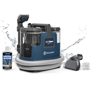 Vacmaster SCB301 400 Series Portable Carpet &amp; Upholstery Spot Cleaner Machine, 15Kpa Power Suction with Versatile Tools for Pets, Area Rugs and Couches