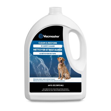 Vacmaster CCS03 Carpet Cleaner Shampoo Solution, 64 oz Spot &amp; Stain Formula for All Carpets, Upholstery &amp; Area Rugs