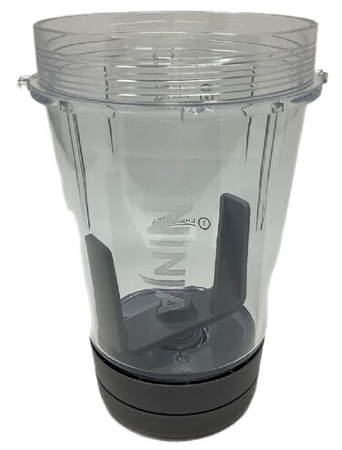 Shark ' Ninja Ninja 14 oz Smoothie Bowl Maker Cup 701KKU100 for CO351B SS100 SS101 SS300 SS351 Foodi Blender, Clear and Black