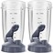 2-pack Replacement Parts Upgrade 32oz Cups with Flip-Top To-Go-Lid and Rubber Gaskets Compatible with NutriBullet 600w/900w Blender Accessory