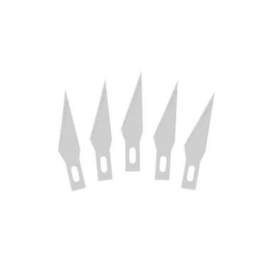 #11 Steel Precision Hobby Knife Replacement Utility Knife Blades (5-Piece)