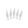 #11 Steel Precision Hobby Knife Replacement Utility Knife Blades (5-Piece)