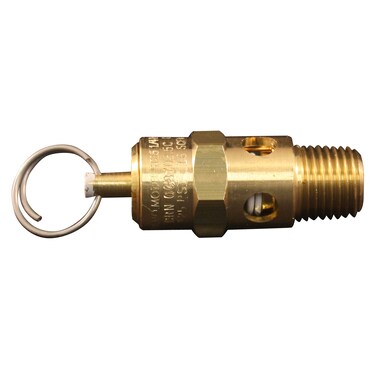 Milton 1090-125 1/4" MNPT ASME Safety Valve - 125 PSI Pop off Pressure