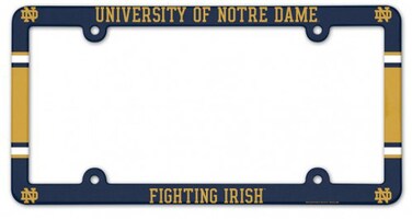 WinCraft Notre Dame Fighting Irish NCAA Plastic License Plate Frame